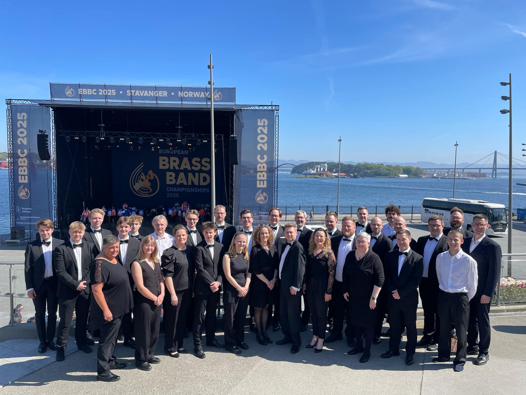 Medlemmerne i Lyngby Taarbæk Brass Band